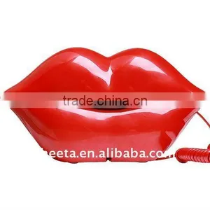 Red Lip Telephone For Home , Stock Lip Shape Telephone thumbnail-1