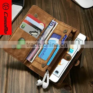 Leather Durable Flip Pouch Case Cover,Wallet Card Holder Phone Case for Iphone 6 thumbnail-5
