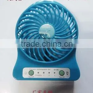 5v Usb Mini Rechargeable Desktop Multifunction Bracker Fan thumbnail-1