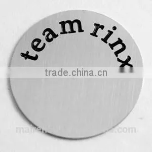 B34 2015 Larger Silver Jewelry Initial Disc Floating Locket Team Rinx Plates Charms thumbnail-1