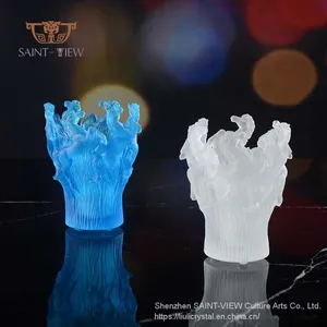 Crystal Glass Mini Horse Incense Burner Ramadan Gift Items thumbnail-1