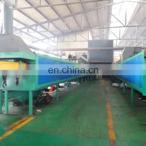 Oil and Gas Industry Long Sleeves Cotton Lined Blue Sandy PVC Rubber Glove Cheap Goods From China thumbnail-4