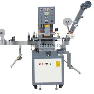 UT12 Automatic Garment Clothing Label Satin Heat Transfer Press, Textile Polyester Nylon Ribbon Embossing Machine thumbnail-2