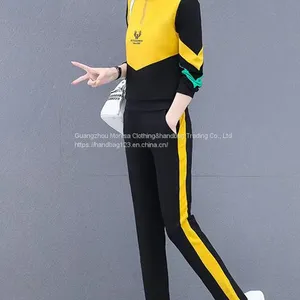Spring And Autumn 2022 New Women's Fashion Casual Slimming Western-Style Age-Reducing Temperament Sportswear Suit Women thumbnail-4