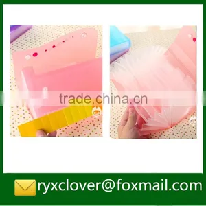 Small Clear Plastic Expandable Button File Folders thumbnail-5
