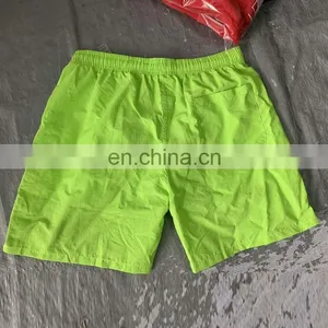 Wholesale Custom Logo Summer Beach Elastic Swimwear Quick Dry Mens Swim Shorts With Pocket thumbnail-3