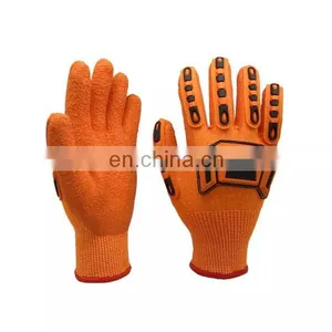 Hot Sale Heavy Duty TPR Oil And Gas Mining Industry Impact Resistant Anti Cut Resistant Nitrile Safety Gloves For Work thumbnail-1