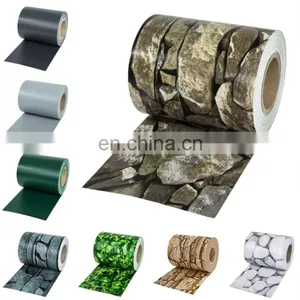 Zaunfolie Zaun Streifen Doppelstabmatten Zaun 35 Meter x 19CM Plastic Fence PVC Strip Screen Fence thumbnail-1