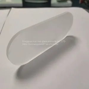 Crafts Lamps Frosted Glass Super White Tempered Glass Small Round Lens Shaped Glass thumbnail-4