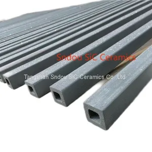 ReSiC Grinded Beams, Recrystallized Silicon Carbide Ceramic Supports, RSiC Props, RSiC Loading Beams thumbnail-3