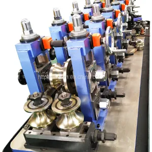 Round Pipe Making Machinery Carbon Steel High Precision ERW Tube Mill Line thumbnail-2