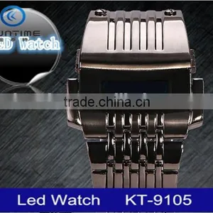 Express LCD Watch Iron Man Wrist Watch Stainless Steel Men's Watch thumbnail-5