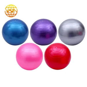 High Quality Home Gym Yoga Pilates PVC Multicolor Yoga Balls in Bulk thumbnail-5