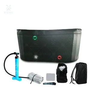 Double Wall Fabric Inflatable Ice Barrel Connecting With Chiller Machine thumbnail-3