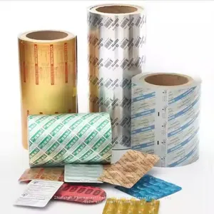 Printed Half Hard Foil Pharmaceutical Blister Medicinal Packaging thumbnail-3