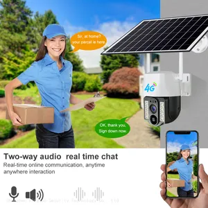 Ringsee Small 2.0 Inch Wireless AOV Network Camera Solar Waterproof Outdoor PTZ Camera 3.0MP 4G Solar Camera With Battery thumbnail-2