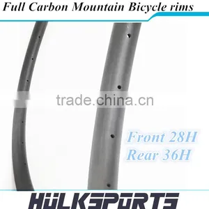 29er Tubuless Super Light Weight Carbon Rims 30mm Width Mtb Bike Rim Custom Holes Mtb Carbon Bicycle Rim thumbnail-3
