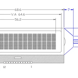 1602 Character Screen With Metal Pin External SPI Interface thumbnail-2