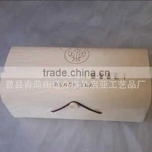 Unifinished Birch Veneer Bark Wooden Box Cylindrical Wooden Bark Box thumbnail-1
