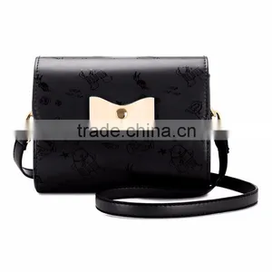 Lady Red Handbag Bowknot Shoulder Bag Women Bags Latest New Design 4 Color thumbnail-3