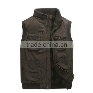 Multi-pockets Clothing Autumn Outdoor Men Vest&waistcoat thumbnail-1
