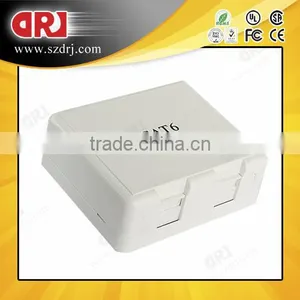 Double Port FTP Cat6 Surface Mount Box thumbnail-1