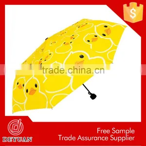 New Design Fashion Manual Polyester Folding Umbrellas thumbnail-1