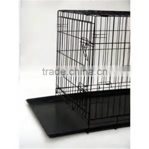 Five Sizes Easy to Clean Outdoor Iron Wire Folding Suitcase Pet Dog Cat Cage Kennel thumbnail-3