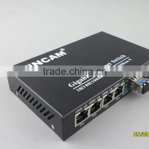 6-port Gigabit Sfp lc Dual Fiber Optical Switch thumbnail-2