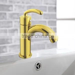 Solid Brass Deck Mounted Hand Wash Brass Basin Mixer thumbnail-1
