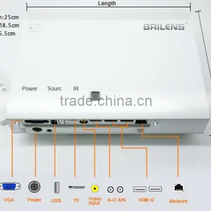 Brilens LS1280 Vicky 3800 Lumens Shutter 3D Laser Dlp Led Projector/led Smart tv China/projector for Outdoor Advertising thumbnail-6