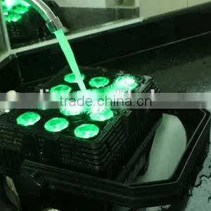 LED 12pcs 6in1RGBWA UV LED Outdoor Wireless Battery Powered Led Stage Par Light Disco Light thumbnail-3