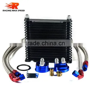 Wholesale Universal Racing Car Trust Row 17 Motorcycle Oil Cooler Radiatorr thumbnail-1