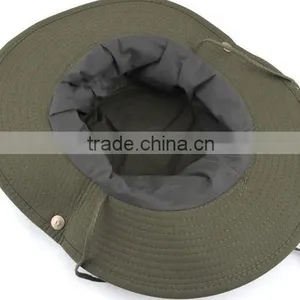 Wholesale Unisex Fishing Wide Brim Bucket Caps thumbnail-3