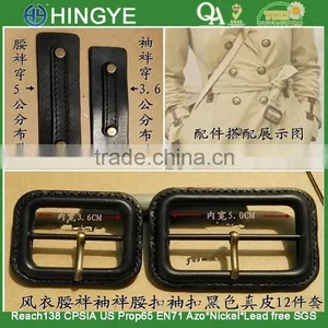 100% Genuine Cow Leather Covered Buckles thumbnail-1