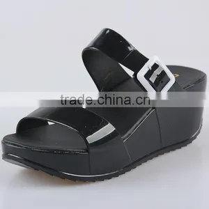 2015 Chun Xia Latest Fashion Shoes Transparent Jelly Shoes Ms Leisure Slippers Women Slippers thumbnail-4