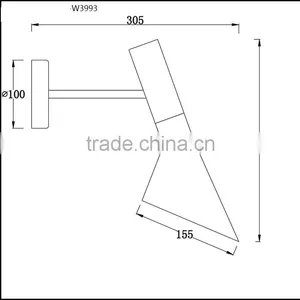 Industrial Wall Lamp Decor Home Hotel Lighting and Wall Light Wall Lamp China Supplier thumbnail-3