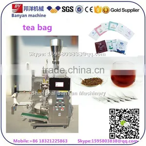 Automatic Tea Bag Packing Machine With Inner and Outer Bag Thread and Label Supplier's Choice thumbnail-1
