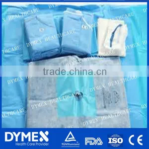 Disposable Surgical Items Sterile Reinforced Universal Surgical Drape Packs thumbnail-1