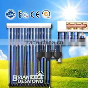 Split Pressurized Evacuated Tube Thermosyphon (passive) Indirect / Closed Loop (Active) Solar Water Heaters (300 Liter ) thumbnail-5
