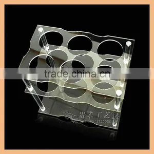 Transparent Acrylic Wine Display Rack for Bar Ware thumbnail-5