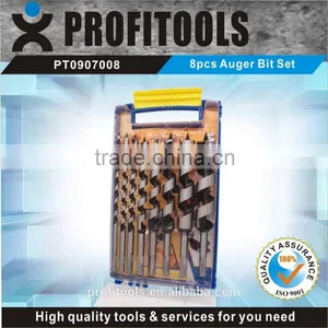 8pcs Auger Drill Bit Set for Wood Drilling thumbnail-1