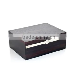 Custom Glossy Unfinished Wooden Cigar Box Humidor thumbnail-3