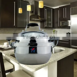 Well Equipped Kitchen Cookware of Stainless Steel Food Steamer Pot With Bpa Free thumbnail-3