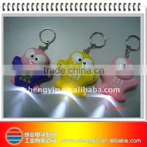 Flashing Keychain With the Shape of Bear thumbnail-1