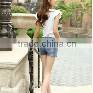 Women Shorts Skirts Summer Casual Denim Shorts Women Jeans Vintage Single Breasted Female Sexy Skorts Skirt thumbnail-5