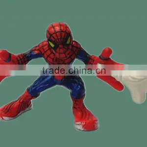 Mini Plastic Spiderman Figurine, Cartoon Character Toy thumbnail-1
