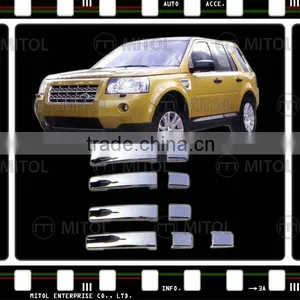 For LAND ROVER FREELANDER Chrome Door Handle Cover thumbnail-1
