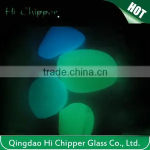 Glow in the Dark Glass Pebbles Stone thumbnail-1