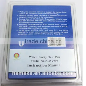 Water Eye Green Dove Water Purity Test Pen Hunting/fishing/traveling Drinking Water Safety Measuring Pen thumbnail-5